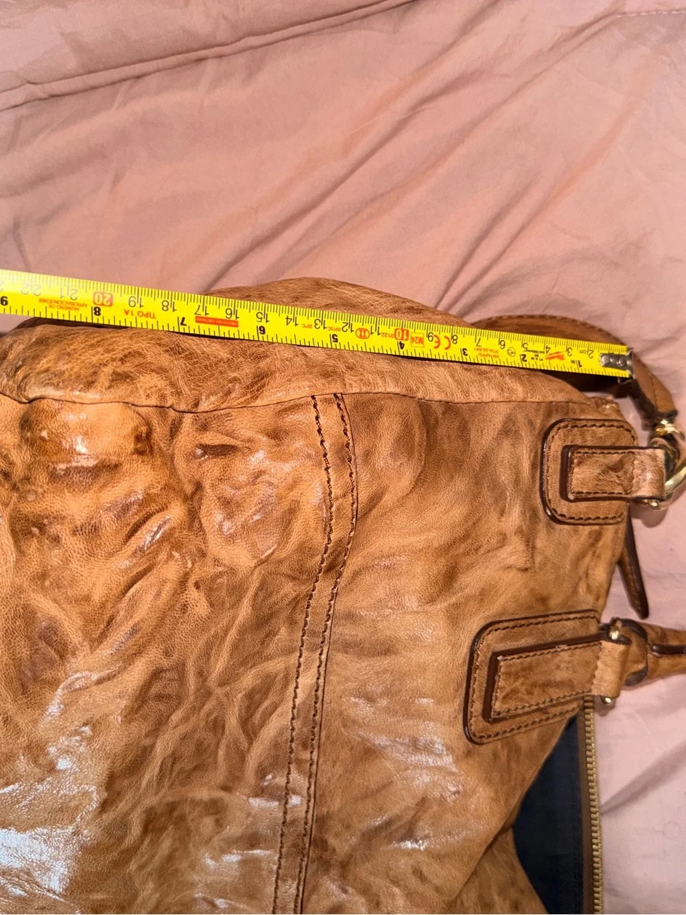Givenchy Pandora Large Distressed Sheep Leather Shoulder Bag
